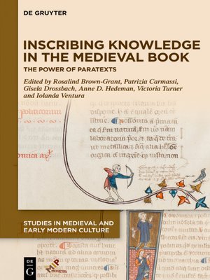 cover image of Inscribing Knowledge in the Medieval Book
